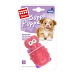 GiGwi Suppa Puppa Baby Hippo Toy for Dogs (Pink) image 3