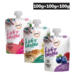 Gnawlers Yogurt, Blueberry, Chicken, Pineapple, Salmon, Cranberry Combo Lick Treats Cat image 2