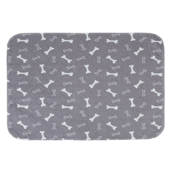 Goofy Tails Reusable Pee Pads for Dogs (Bone Print,90x80cm)