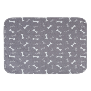 Goofy Tails Reusable Pee Pads for Dogs (Bone Print,90x80cm)