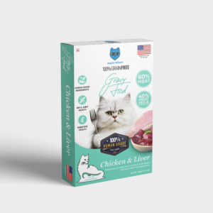 Hachi Wilson Premium Chicken and Liver Gravy Cat Wet Food