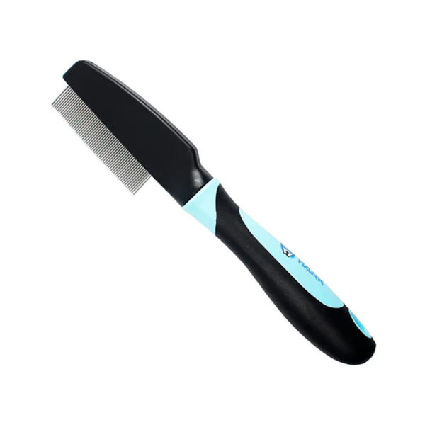 Hank Flea Comb for Pets (Blue)