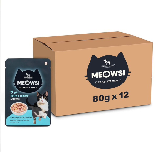HUFT Meowsi Tuna & Shrimp In Broth Cat Wet Food