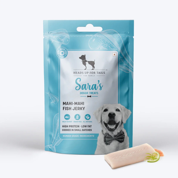 HUFT Sara's Doggie Mahi Mahi Fish Jerky Dog Treats