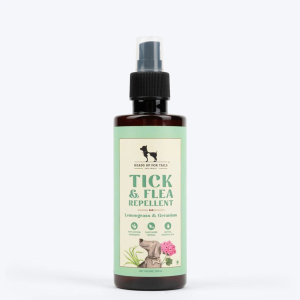 HUFT Sara's Organic Anti-Flea & Tick Spray for Dogs