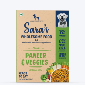 HUFT Sara's Wholesome Classic Paneer and Veggies Dog Wet Food