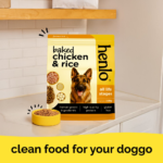 Henlo Baked Chicken & Rice Adult and Puppy Gluten free Dog Dry Food | 100% human grade ingredients image 1