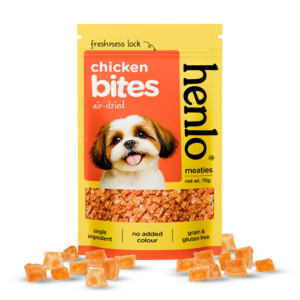 Henlo Single Ingredient Chicken Bites Dog Treats I Guilt Free I High Protein
