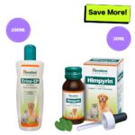 Himalaya Erina EP Tick and Flea Shampoo and Himpyrin Anti Inflammatory & Pain Relief Drops for Dogs and Cats Combo image 1