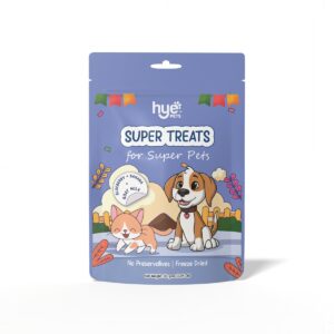 HYE Pets Freeze Dried Treats with Goat Milk, Blueberry, and Banana for Dogs and Cats