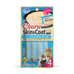 INABA Churu Skin & Coat Tuna with Scallop Cat Treats image 2