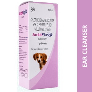 Intas Ambiflush Ear Cleanser for Dogs and Cats (100ml)