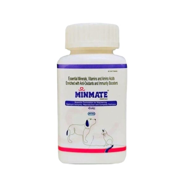 Intas Minmate Tablet Immunity Supplement for Dogs & Cats