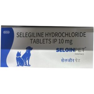 Intas Selgin Pet 10mg Tablets (Selegiline hydrochloride) for Dogs