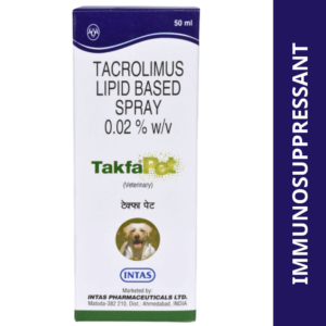 Intas Takfa Pet Spray (Tacrolimus) for Dogs (50ml)