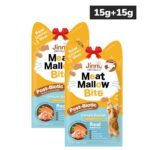 Jinny Meat Mallow Bite Katsuobushi with Carrot Cat Treats (Buy 1 Get 1 Free) image 1