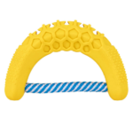 JW Banana Chew ee Dental Toy for Dogs (Yellow) image 4