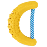 JW Banana Chew ee Dental Toy for Dogs (Yellow) image 1