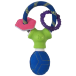 JW Puppy Connects Soft ee Toy for Dogs (Multi Colour) image 1