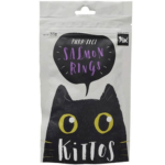 Kittos Purr Fect Salmon Rings Cat Treats image 1