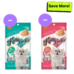 Kitty Licks Tuna and Tuna Salmon Cat Treats Combo image 1