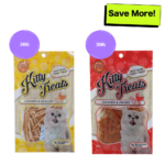 Kitty Treats Chicken with Scallop and Shrimp Flavour Cat Treats Combo image 1