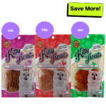 Kitty Treats Soft Chicken and Tuna, Chicken with Shrimp Flavour and Soft Chicken Jerky Sliced Cat Treats Combo image 1