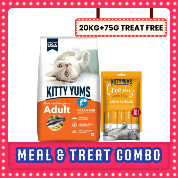 Kitty Yums Ocean Fish Adult (1+ years) Cat Dry Food