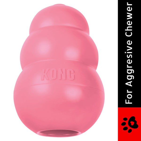 Kong Puppy Toy for Dogs (Pink) | For Aggressive Chewers