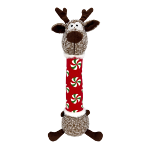 Kong Shakers Luvs Reindeer Toy for Dogs (Red & Green)