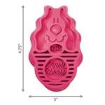Kong Zoom Groom Raspberry Brush for Dogs image 4