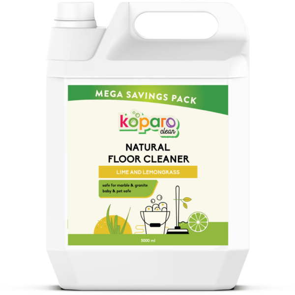 Koparo Natural Floor Cleaner Lime and Lemongrass Fragrance (Pet Safe)