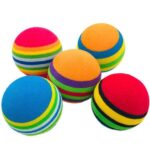 KUTKUT Foam Balls for Cats (Rainbow) image 2