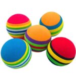 KUTKUT Foam Balls for Cats (Rainbow) image 1