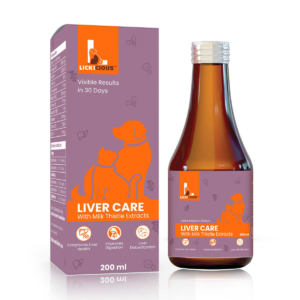 Lickicious Chicken Flavour Liver Care Syrup for Liver Support & Liver Detox for Dogs & Cats
