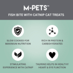 M PETS Fish Bite With Catnip Treats for Cats image 3
