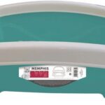 M Pets Memphis Litter Tray for Cats (Teal) image 2