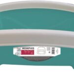 M Pets Memphis Litter Tray for Cats (Teal) image 1