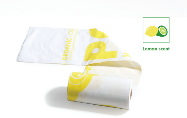 M Pets Poo Lemon Scent Natural Vegetable Waste Bags for Dogs