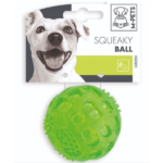 M Pets Squeaky Ball Toy for Dogs Combo (Green/Blue) image 3