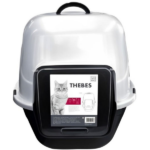 M Pets THEBES Litter Box for Cats (Black/White) image 3