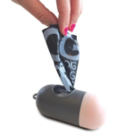 M Pets Waste Bag Dispenser for Dogs (Black) image 3