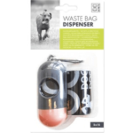 M Pets Waste Bag Dispenser for Dogs (Black/Orange) image 2