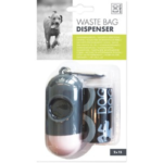 M Pets Waste Bag Dispenser for Dogs (Black/Pink) image 1