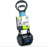 M Pets Waste Scoop Kit and Waste Bags with Handles for Dogs (Black/Blue) image 2
