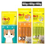 Me O Bonito Creamy, Chicken and Pumpkin and Tuna and Goat Creamy Treat Combo Cat image 2