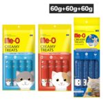 Me O Chicken, Liver, Crab, Goat, Milk Combo Creamy Treats Cat image 1