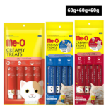 Me O Crab, Chicken, Liver, Goat, Milk, Tuna, Tomato Combo Creamy Treats Cat image 2