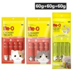 Me O Crab, Salmon, Tuna, Goat, Milk Combo Creamy Treats Cat image 2