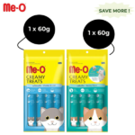Me O Creamy Chicken & Liver and Creamy Bonito Cat Treat Combo image 2